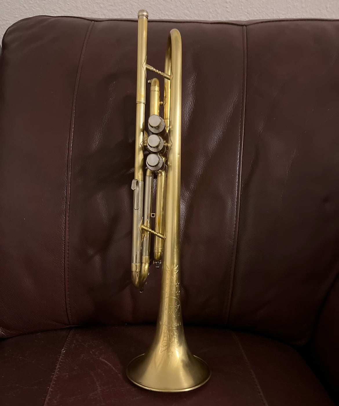 Conn 14B Director Bb Trumpet (1956) SN 640498 (new lacquer 100% - gold tint)