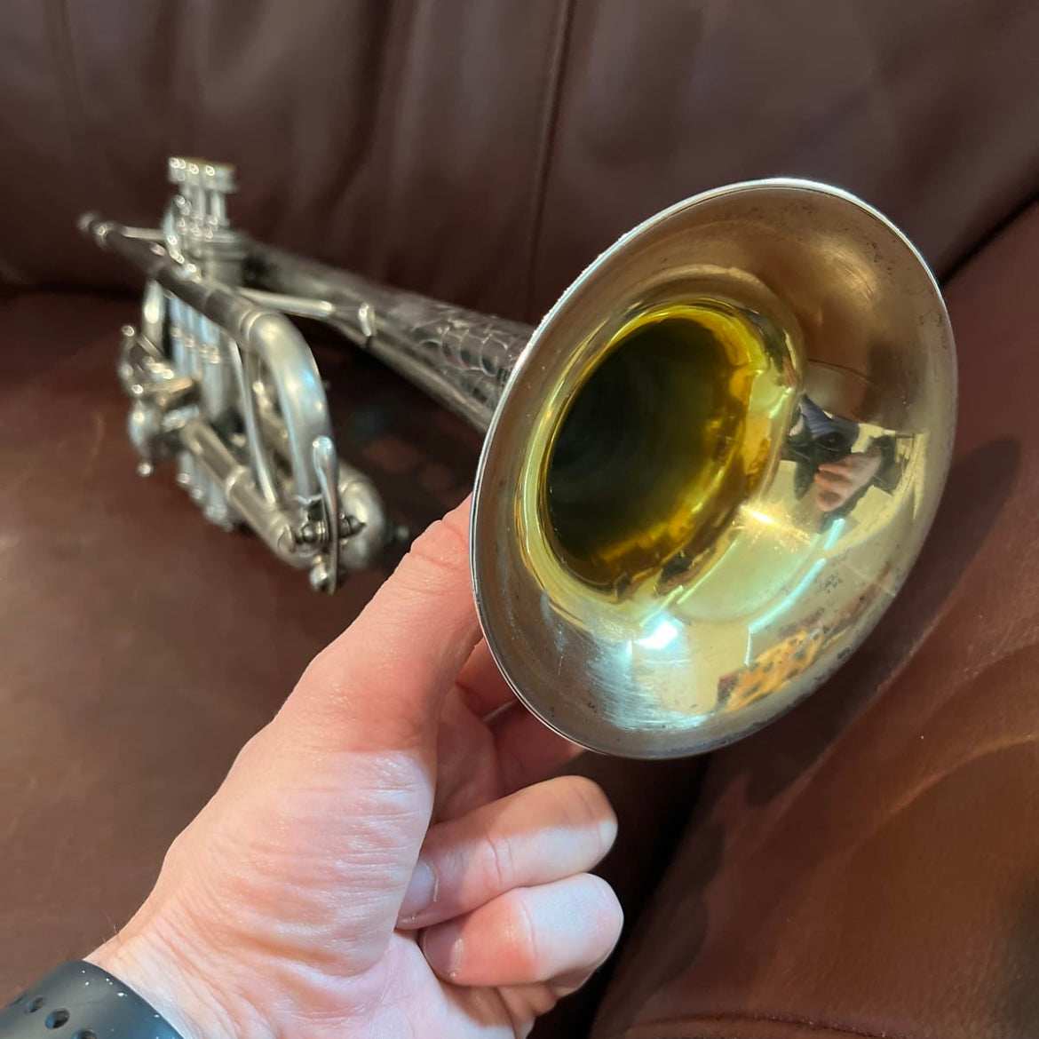 King Liberty Bb Trumpet SN 93699 (1927) (Silver plated)