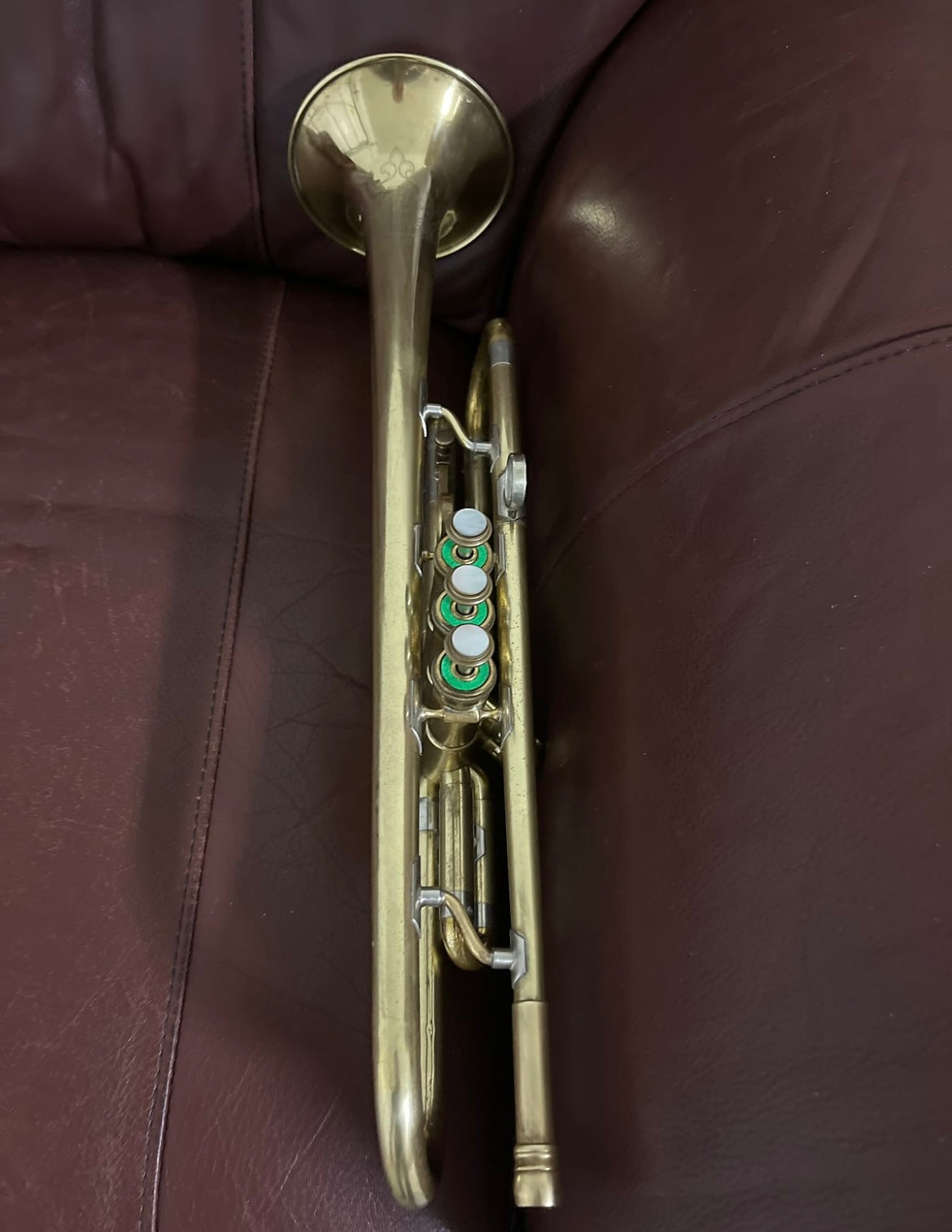 Olds Ambassador A-10 (Los Angeles) Bb Trumpet (1949) SN 40324 (rare) (new lacquer - clear coat)