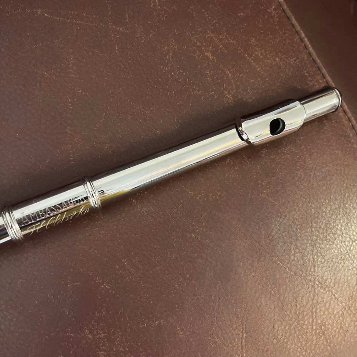 Olds Ambassador A-75 Flute (silver plated) SN 174032 (new head cork)