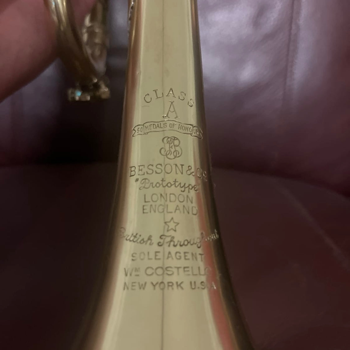 Besson Prototype Class A (50 Medals of honor) (Besson Brevete) (1944) Bb Trumpet SN 131616 (Professional)