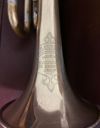 Olds Ambassador A-10 (Los Angeles) Bb Trumpet (1949) SN 40324 (rare) (new lacquer - clear coat)