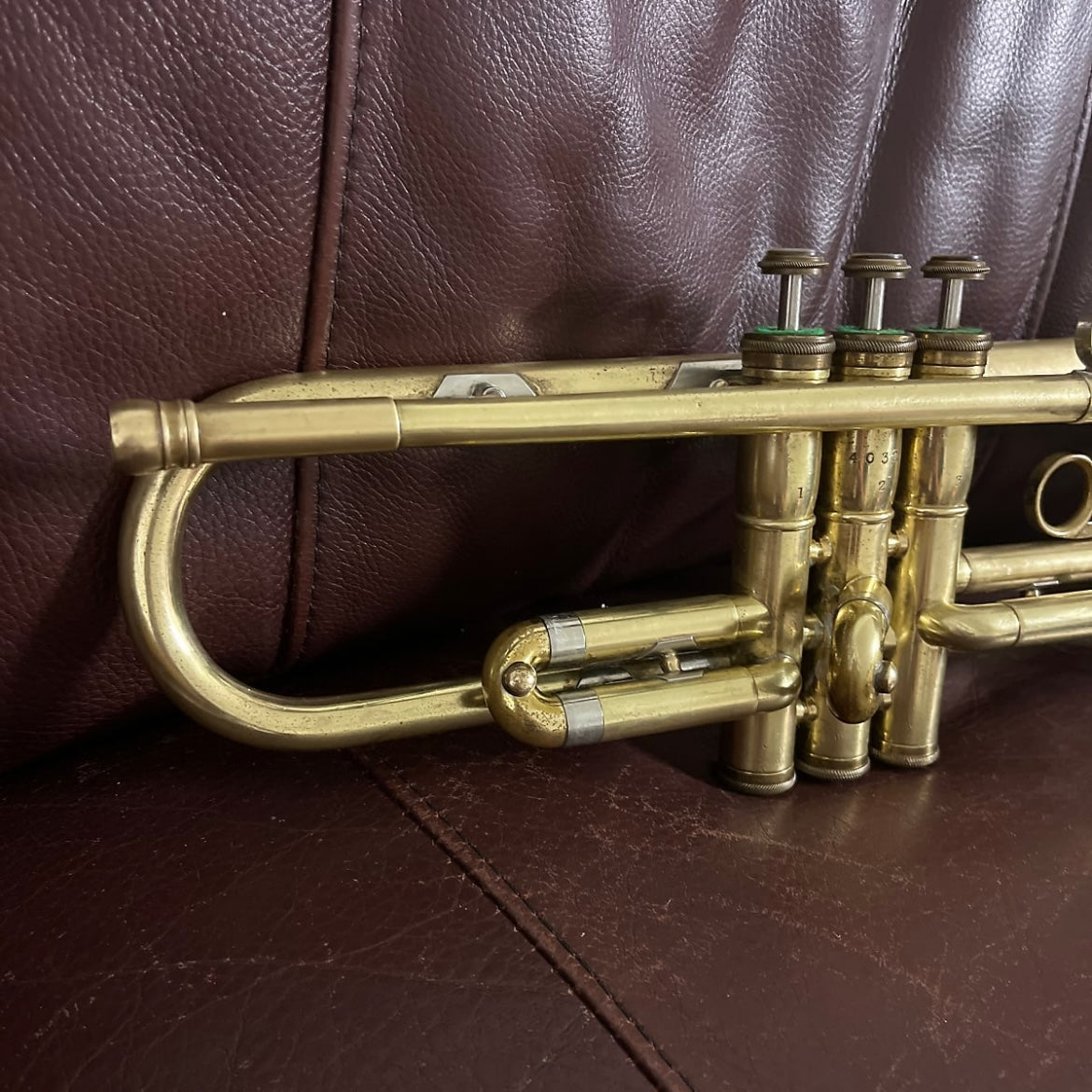 Olds Ambassador A-10 (Los Angeles) Bb Trumpet (1949) SN 40324 (rare) (new lacquer - clear coat)