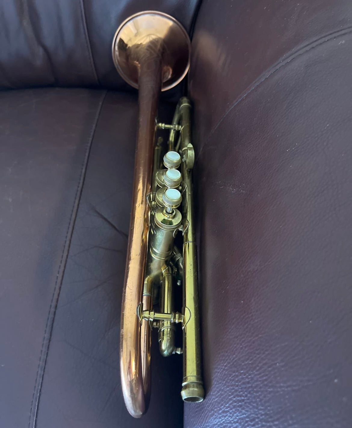 Conn 12B Bb Trumpet (1940) SN 330949 (Coprion - Copper Bell)