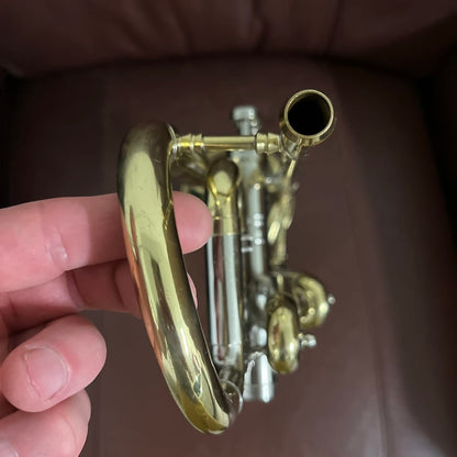 Conn Victor 80A Bb and A Cornet (1964) SN C87499 (professional) (rare) (nickel trim) (opera glass micro tuner)