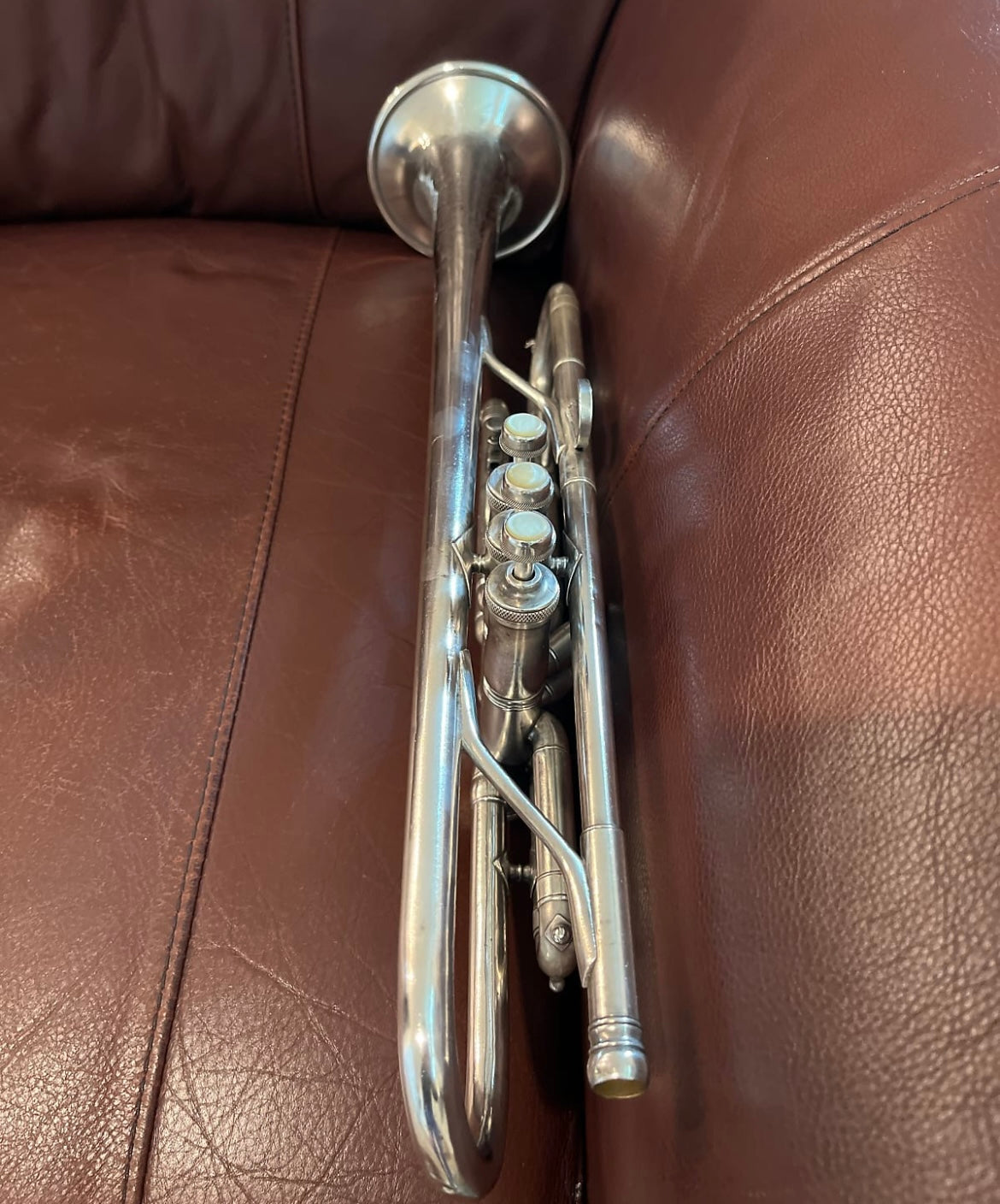 King Liberty Bb Trumpet SN 93699 (1927) (Silver plated)