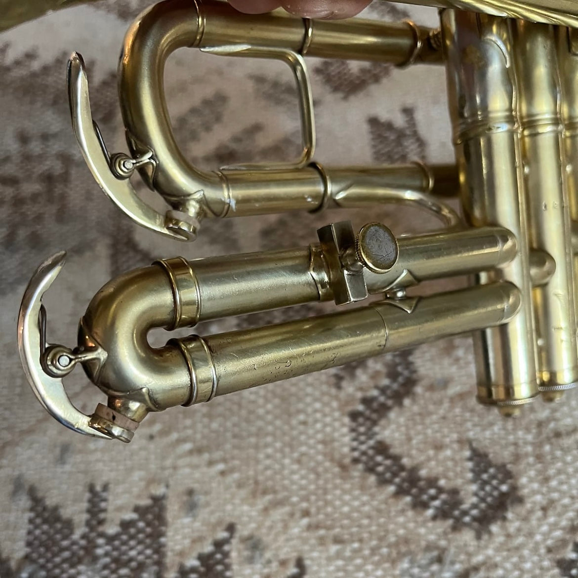 Conn New Invention Bb and A Cornet (1911) SN 123333 (Large Bore .484) (Gold plated)(professional)