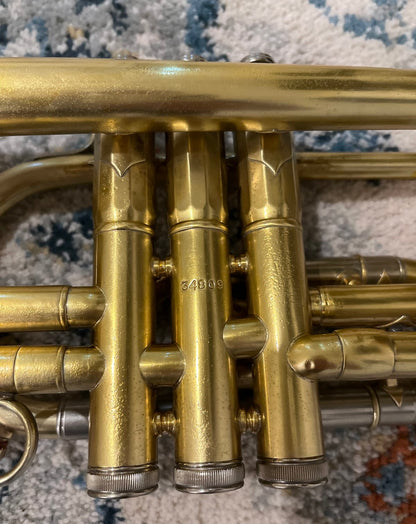 Rudy Muck Citation Bb Cornet (1940) SN 34809 (New lacquer at 100%)