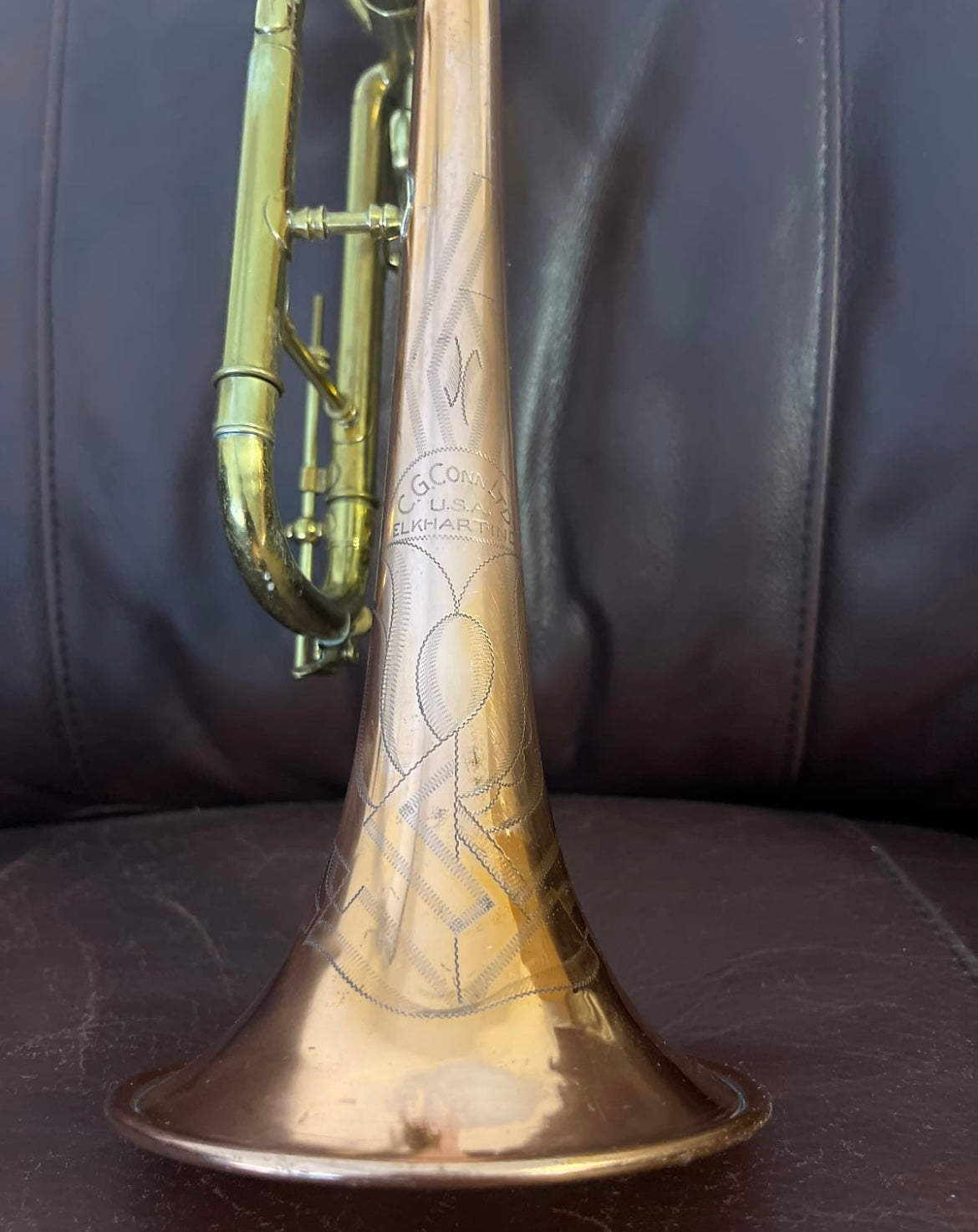 Conn 12B Bb Trumpet (1940) SN 330949 (Coprion - Copper Bell)