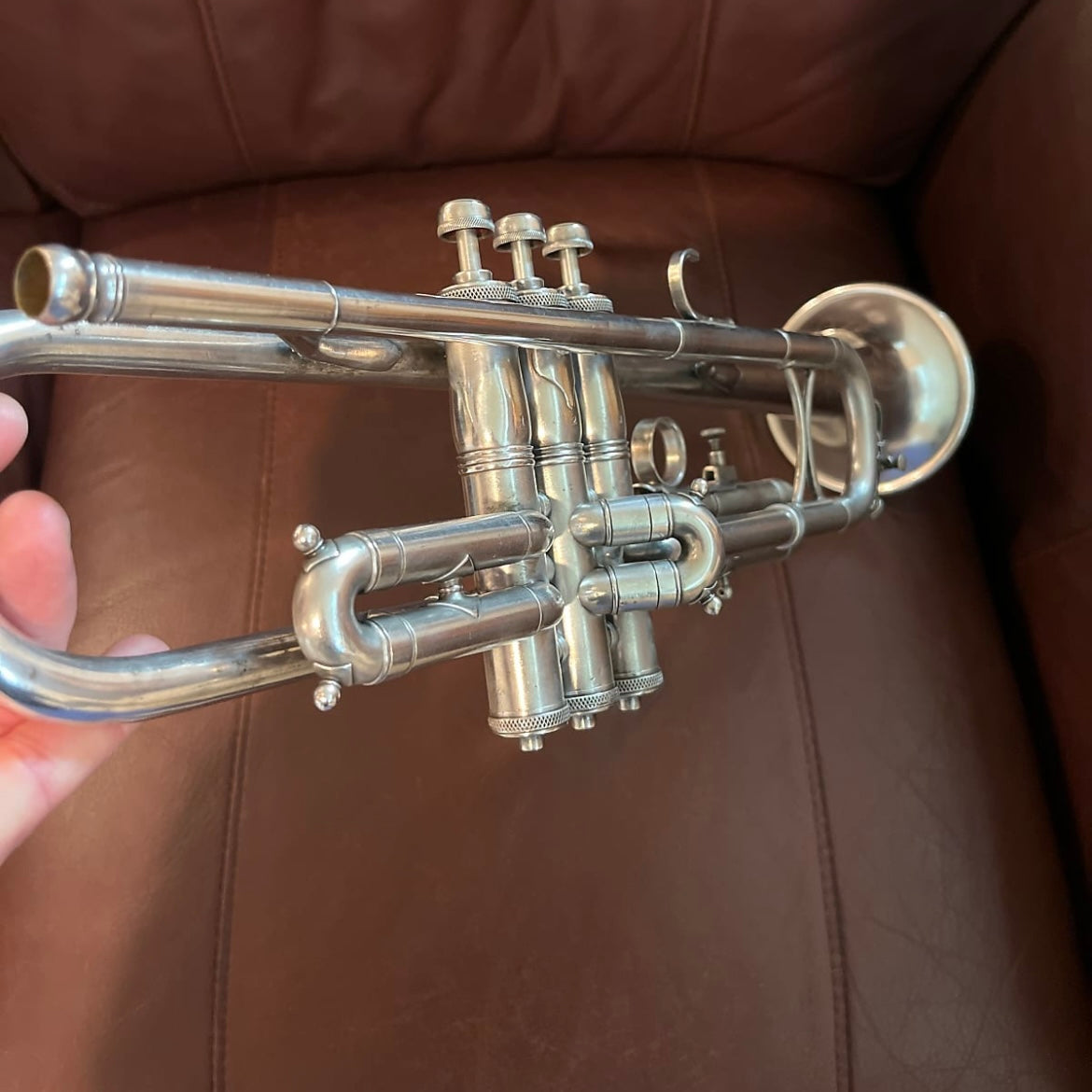 King Liberty Bb Trumpet SN 93699 (1927) (Silver plated)