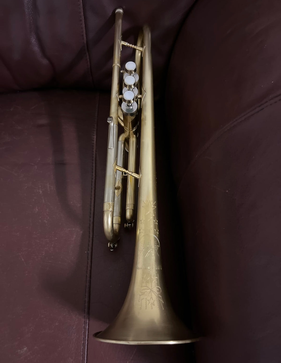 Conn 14B Director Bb Trumpet (1956) SN 640498 (new lacquer 100% - gold tint)