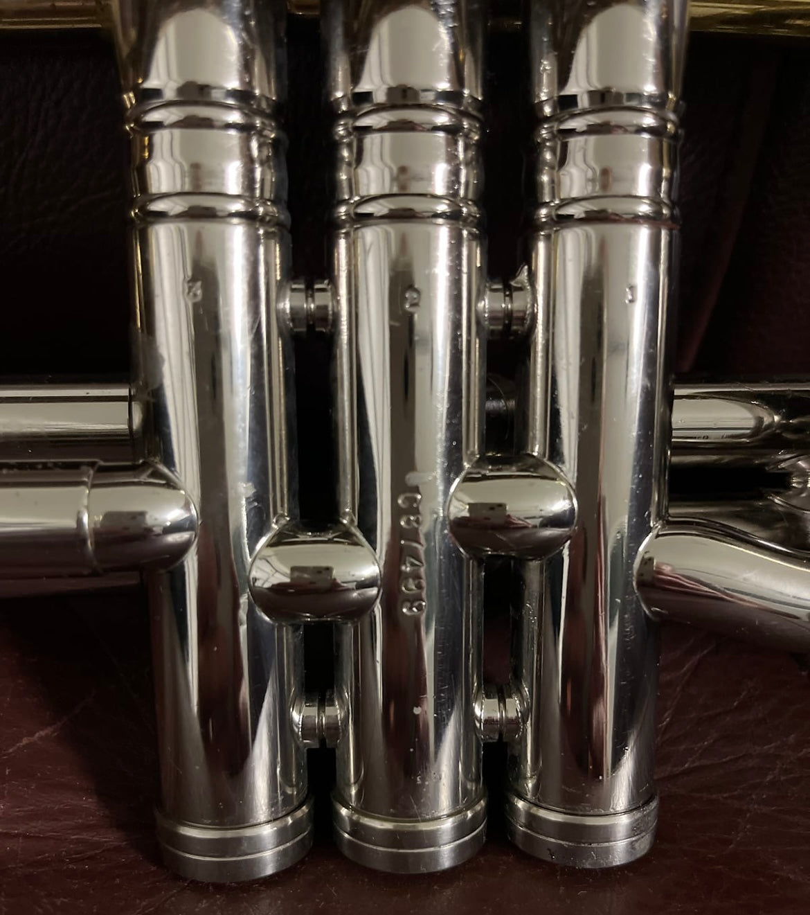 Conn Victor 80A Bb and A Cornet (1964) SN C87499 (professional) (rare) (nickel trim) (opera glass micro tuner)