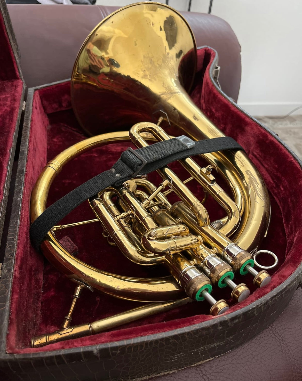 Reynolds Contempora Piston Mellophone (1961) (F & Eb) SN 60070 (professional)