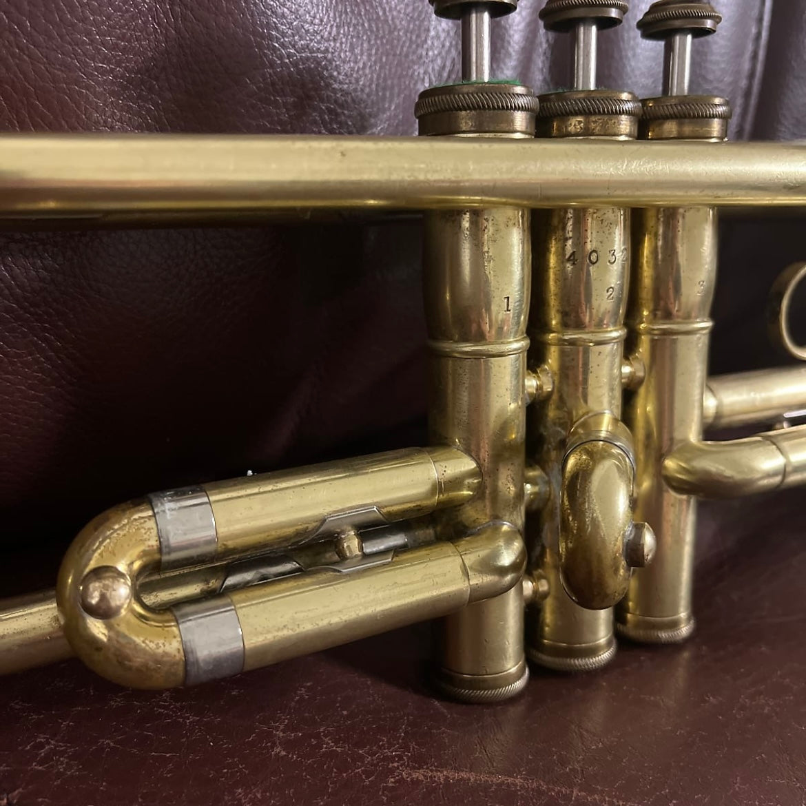 Olds Ambassador A-10 (Los Angeles) Bb Trumpet (1949) SN 40324 (rare) (new lacquer - clear coat)