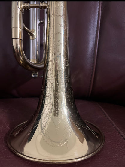 Conn Victor 80A Bb and A Cornet (1964) SN C87499 (professional) (rare) (nickel trim) (opera glass micro tuner)