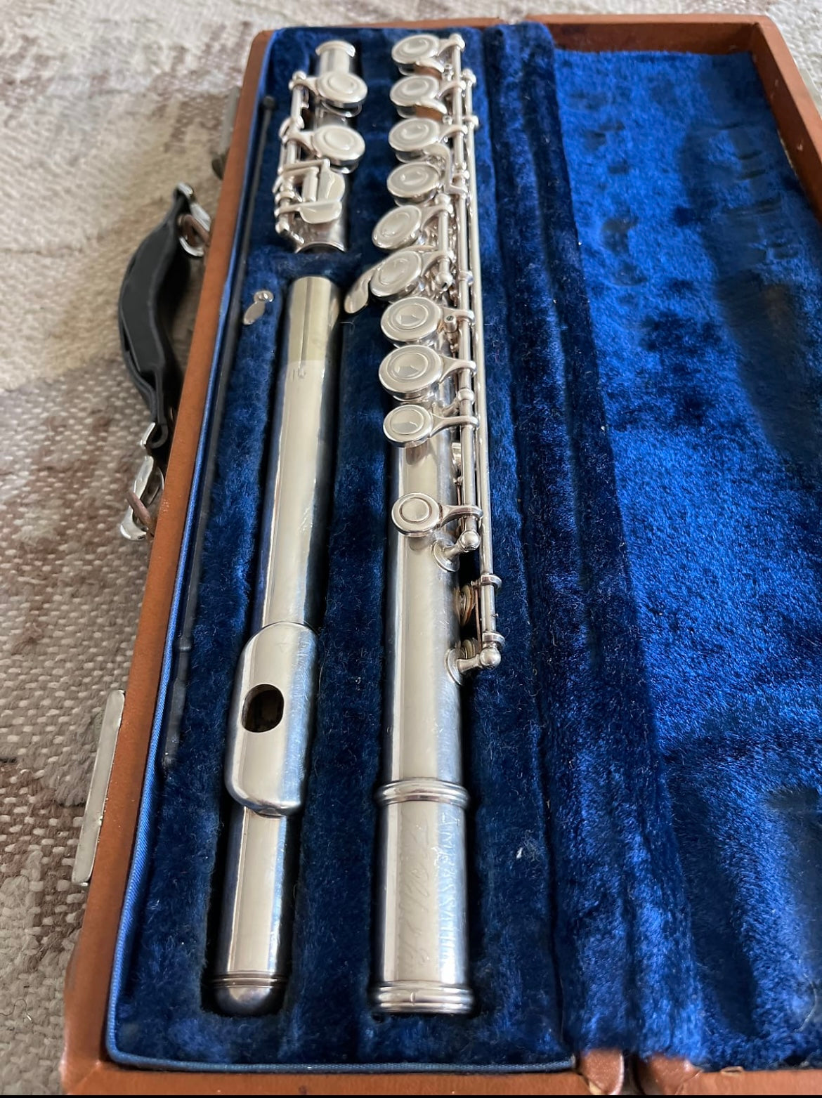 Olds Ambassador A-75 Flute (Silver plated)SN 67443 (new head cork)