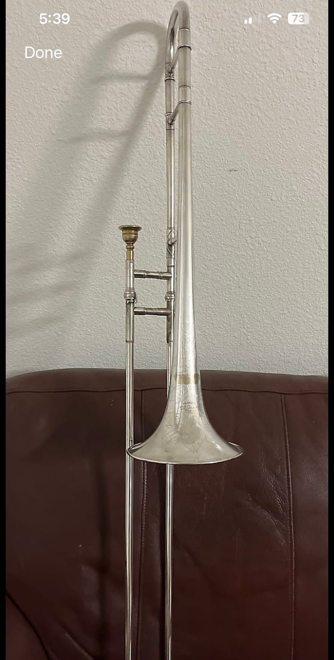 Conn 4H Bb Tenor Trombone (1916) SN 150890 (Gold wash bell) (4) (S) (LP) (professional)