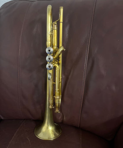 Blessing Artist Bb Trumpet (1945) SN 40517 (.468 bore) (New gold tint lacquer at 100%)(Professional)