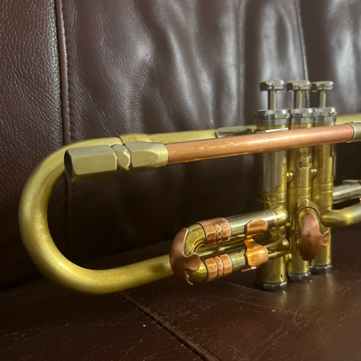 Getzen Super Deluxe Bb Trumpet (1957) SN 78838 (100% lacquer - gold tint)(professional)