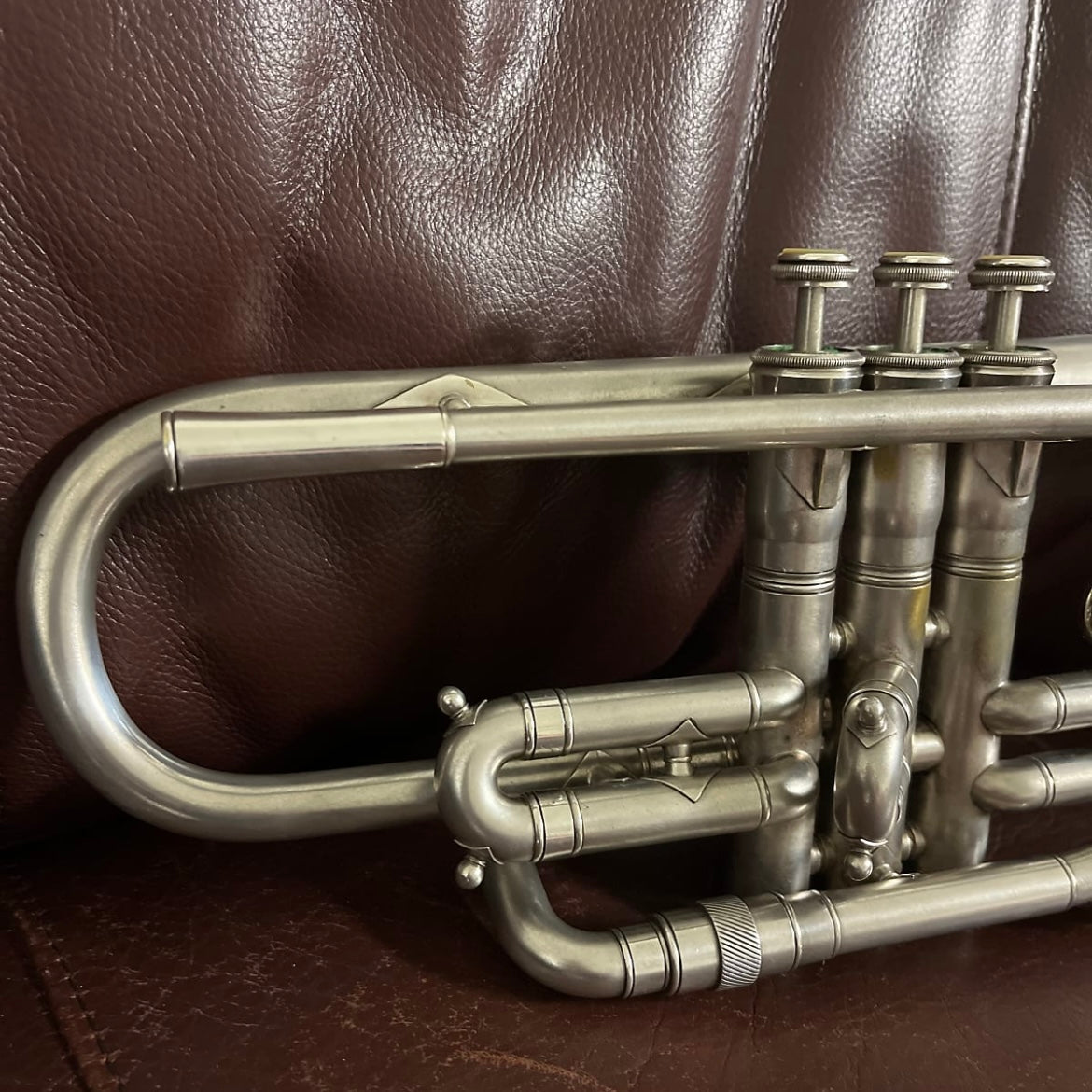 King Master Model Bb cornet (1961) SN 367858 (silver plated) (gold wash bell)(professional)