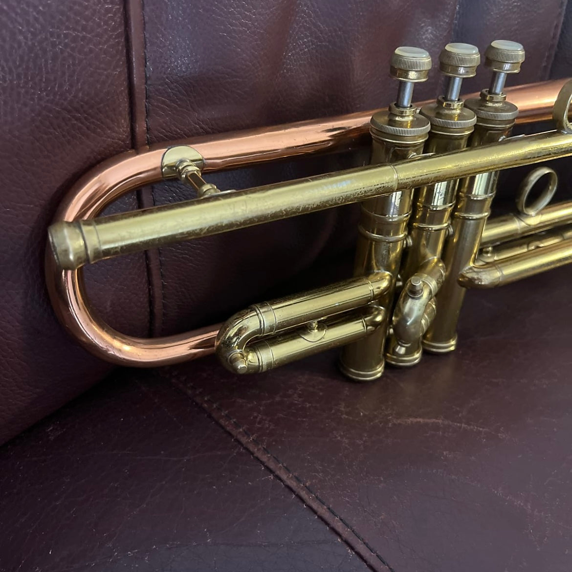 Conn 12B Bb Trumpet (1940) SN 330949 (Coprion - Copper Bell)