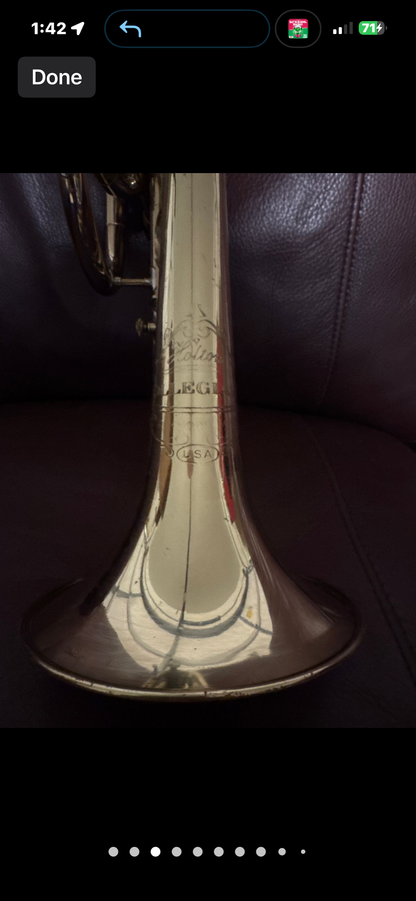 Holton Collegiate Bb cornet SN 424848