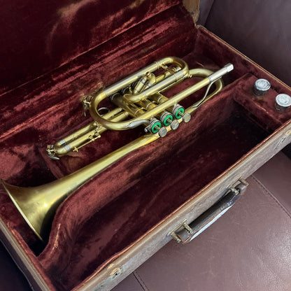 Rudy Muck Citation Bb Cornet (1940) SN 34809 (New lacquer at 100%)