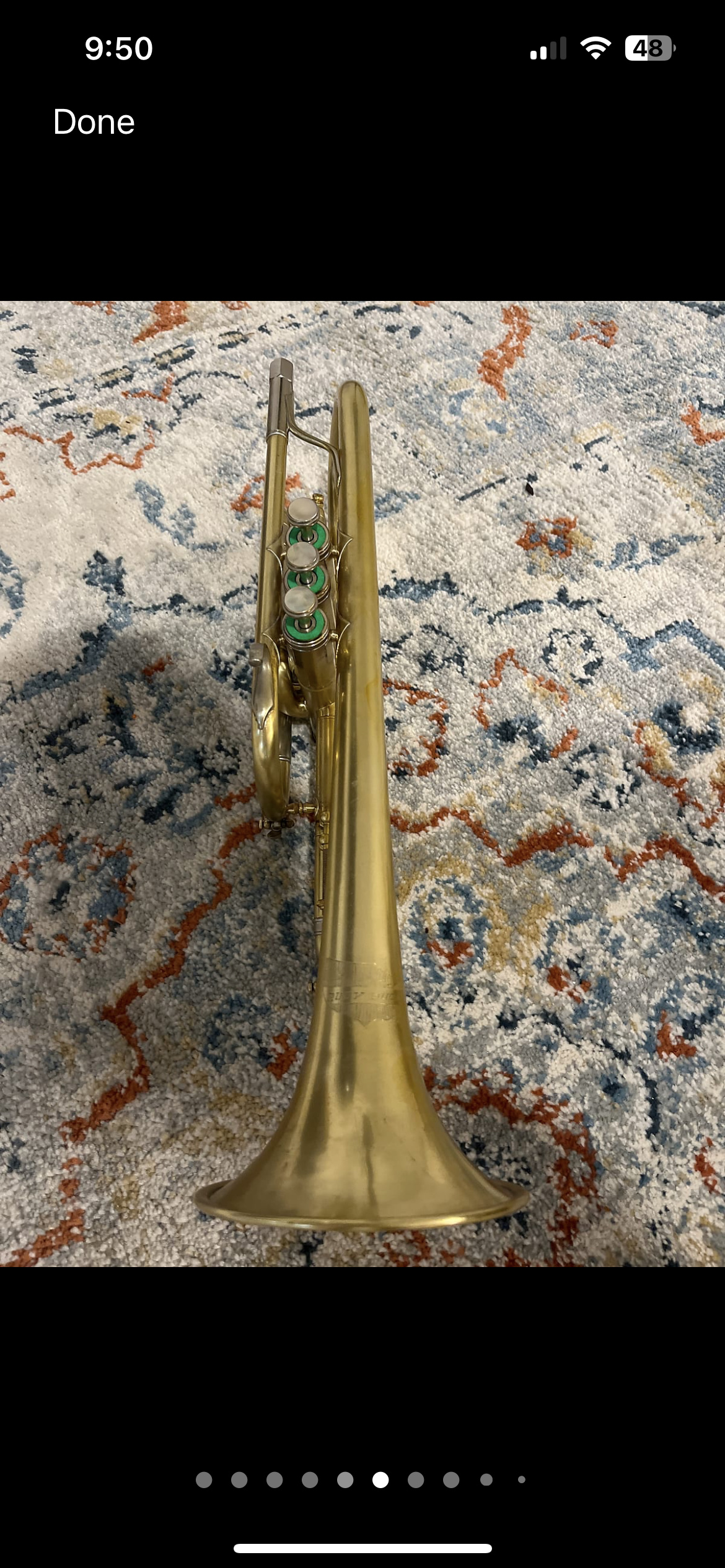 Rudy Muck Citation Bb Cornet (1940) SN 34809 (New lacquer at 100%)