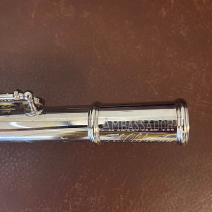 Olds Ambassador A-75 Flute (silver plated) SN 174032 (new head cork)