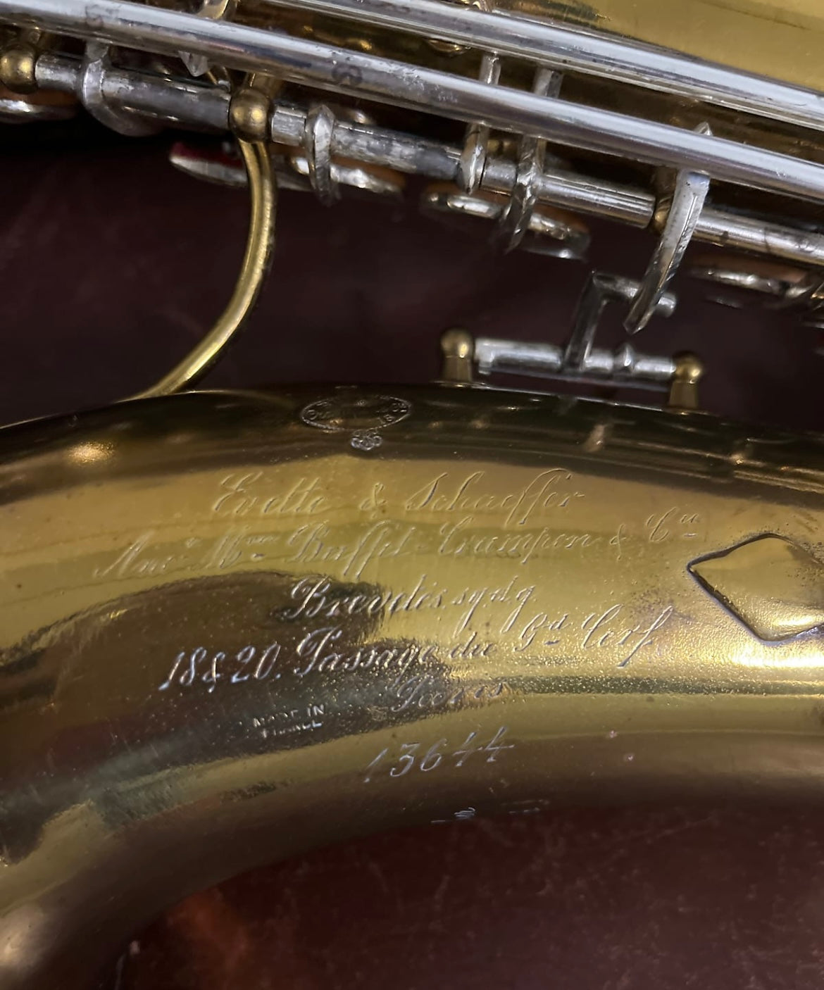 Buffet/Evette & Shaeffer “Apogee System” Alto Saxophone SN 43644 (Carl Fischer, New York) (Paris - France)