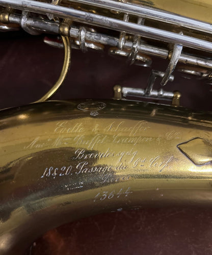 Buffet/Evette & Shaeffer “Apogee System” Alto Saxophone SN 43644 (Carl Fischer, New York) (Paris - France)