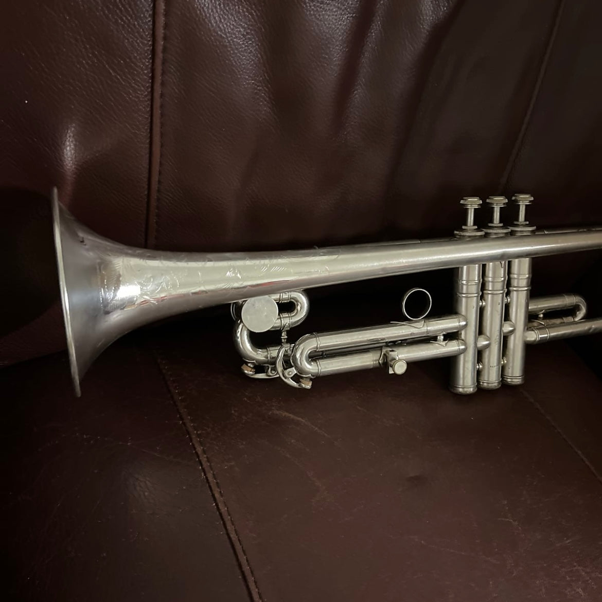 Conn 22B Bb and A Trumpet (1923) SN 190271 (silver plated) (professional)