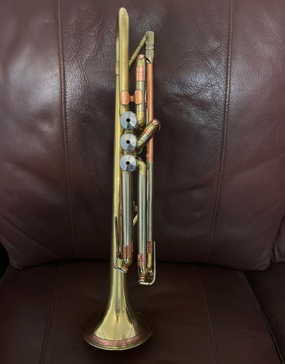 Getzen Super Deluxe Bb Trumpet SN (100% new gold lacquer)(Professional)