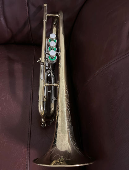 Conn Victor 80A Bb and A Cornet (1964) SN C87499 (professional) (rare) (nickel trim) (opera glass micro tuner)