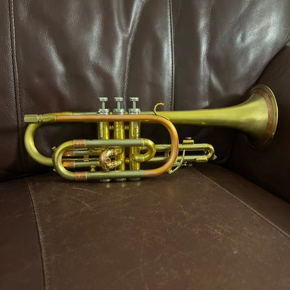 Getzen Super Deluxe Bb Cornet (1958) SN 100583 (rare third slide configuration)