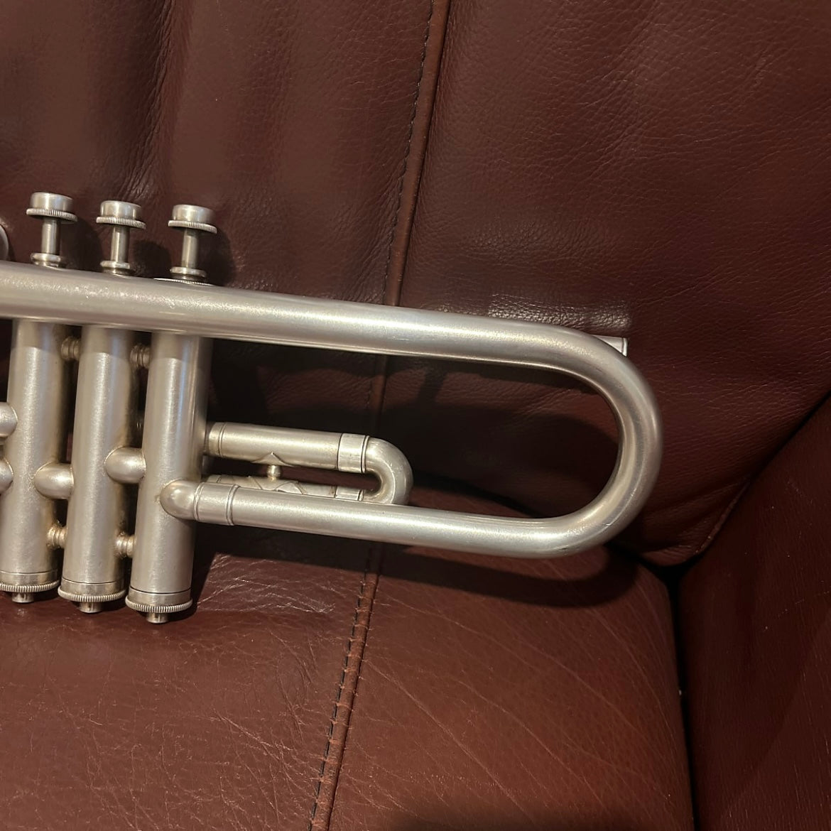 Reynolds Regent (Ohio Band Instruments) (1940s) Bb Trumpet SN 13498 (silver) (rare)