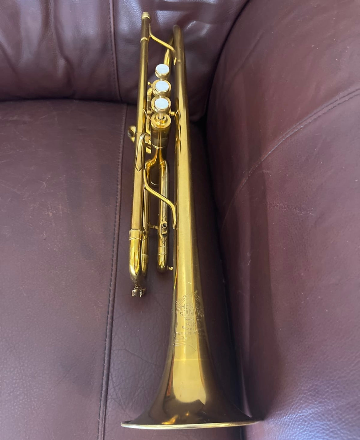 King/American Standard Model 200 Bb and A trumpet (1945) SN 46085