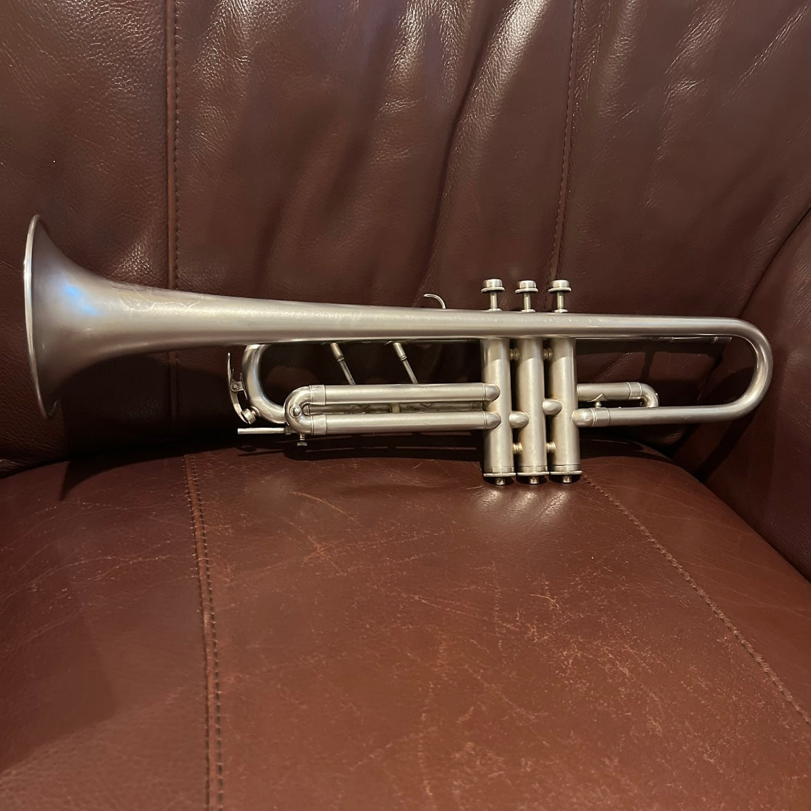 Reynolds Regent (Ohio Band Instruments) (1940s) Bb Trumpet SN 13498 (silver) (rare)