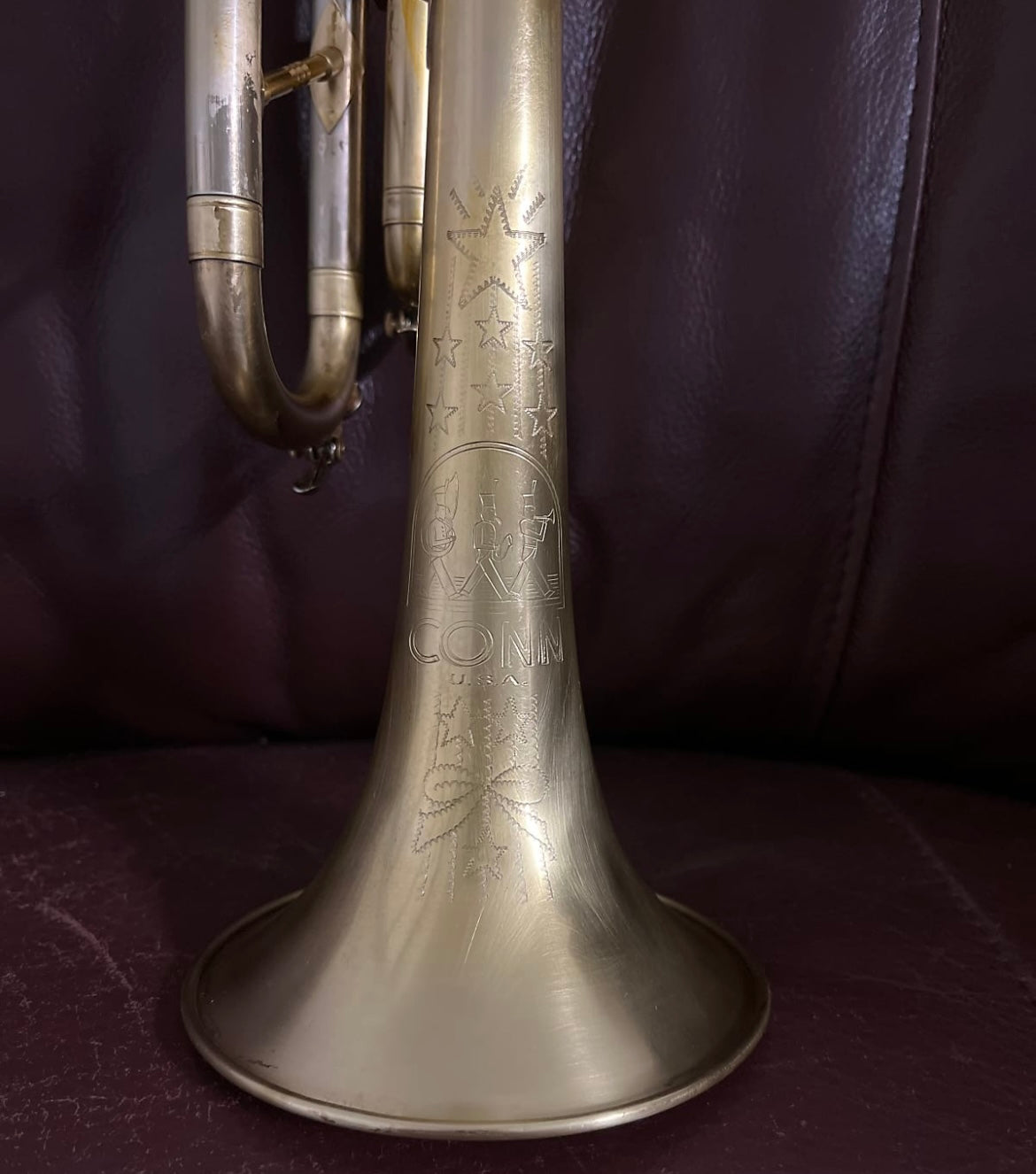 Conn 14B Director Bb Trumpet (1956) SN 640498 (new lacquer 100% - gold tint)