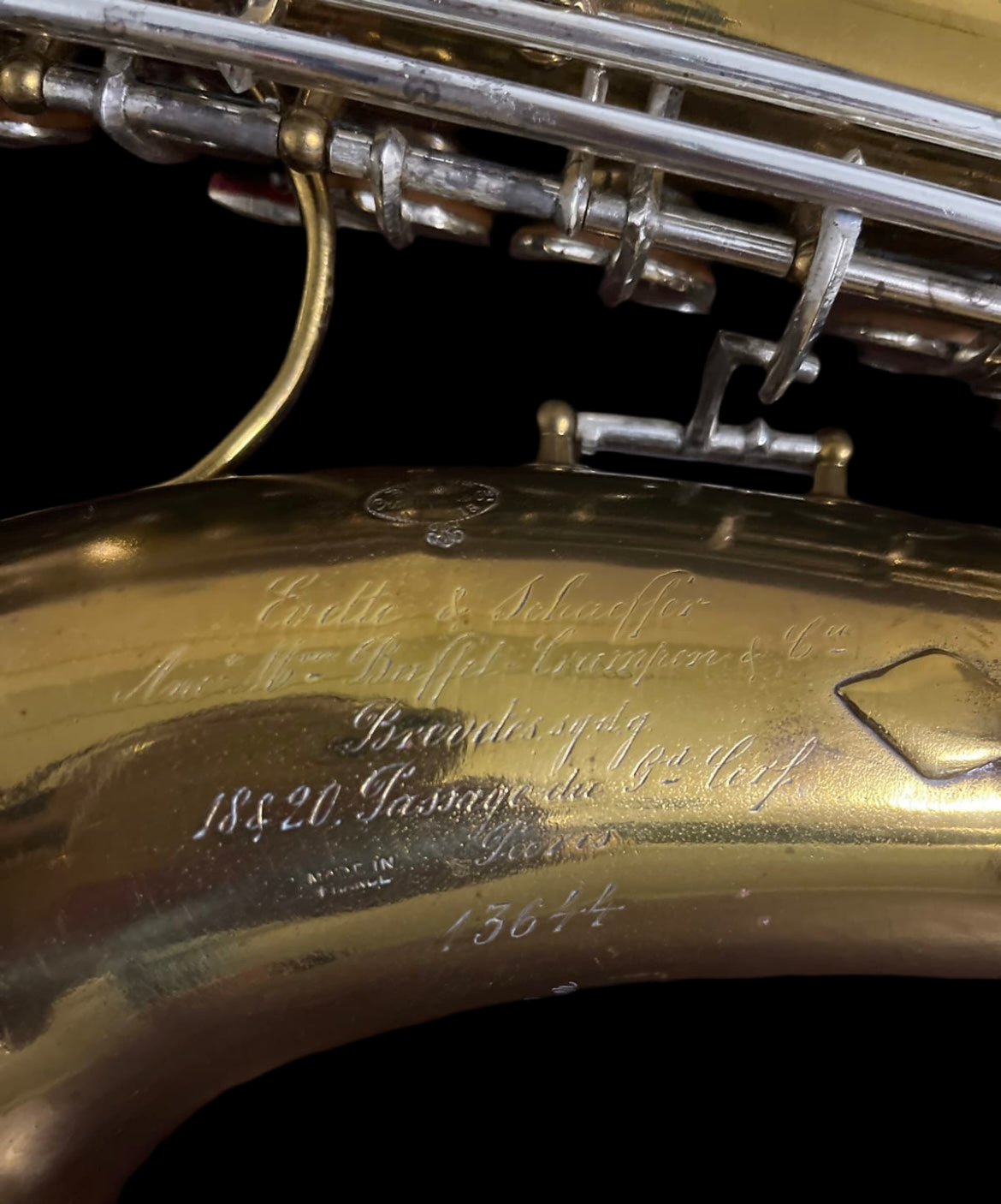 Buffet/Evette & Shaeffer “Apogee System” Alto Saxophone SN 43644 (Carl Fischer, New York) (Paris - France)