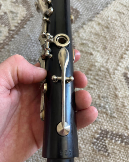 M Martin 14-K Bb Soprano Clarinet (Paris, France) SN 986 (wood)(intermediate)