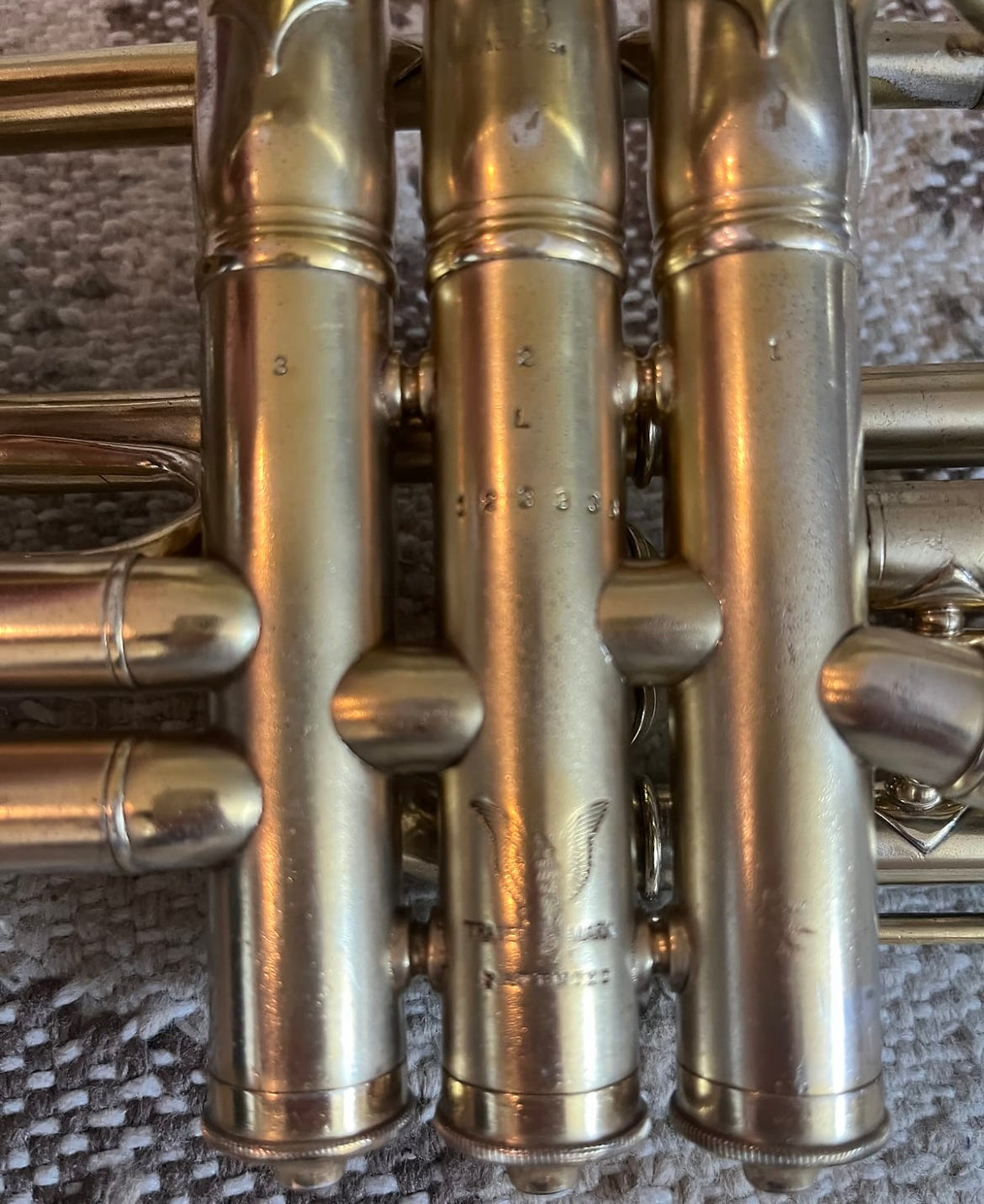 Conn New Invention Bb and A Cornet (1911) SN 123333 (Large Bore .484) (Gold plated)(professional)