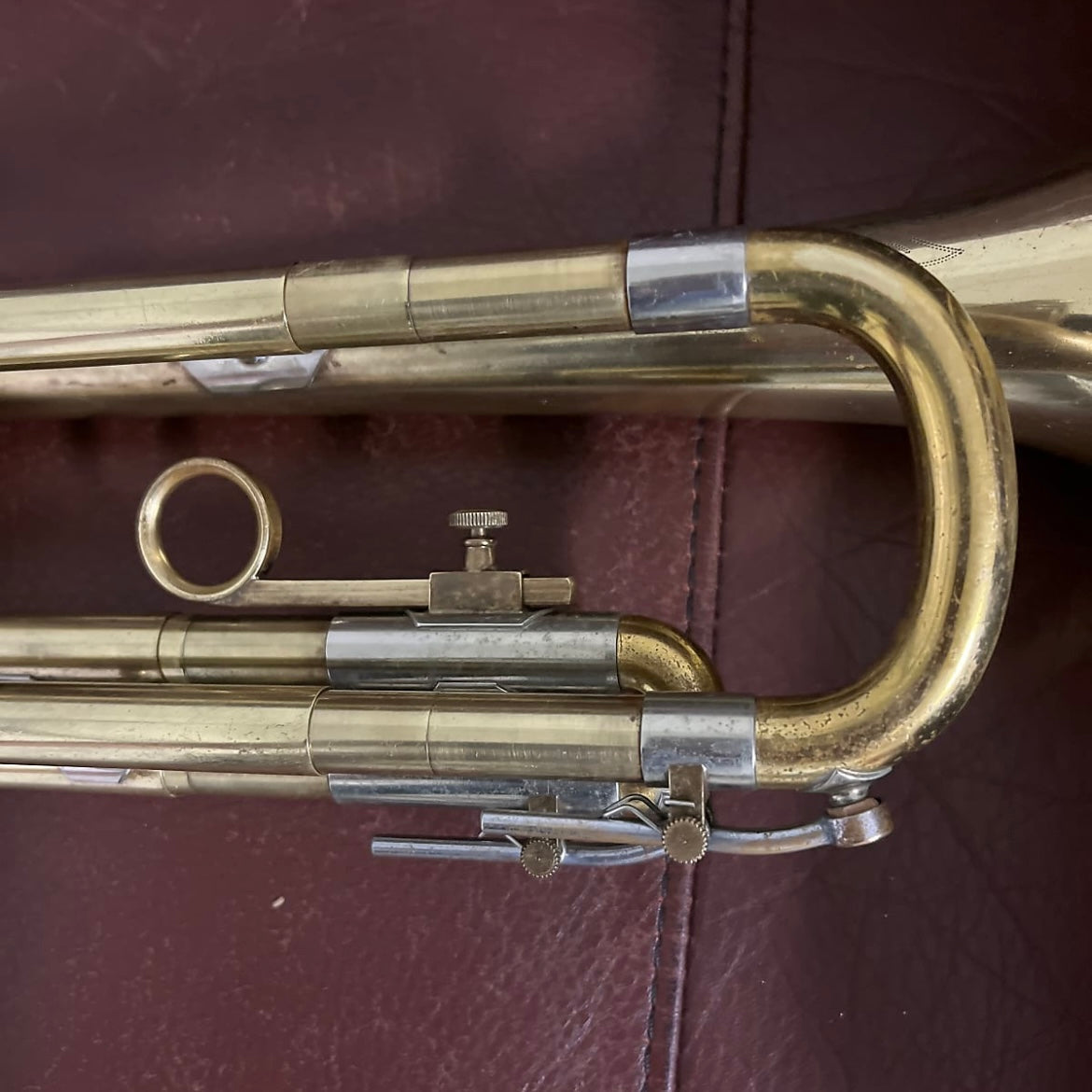 Olds Ambassador A-10 (Los Angeles) Bb Trumpet (1949) SN 40324 (rare) (new lacquer - clear coat)