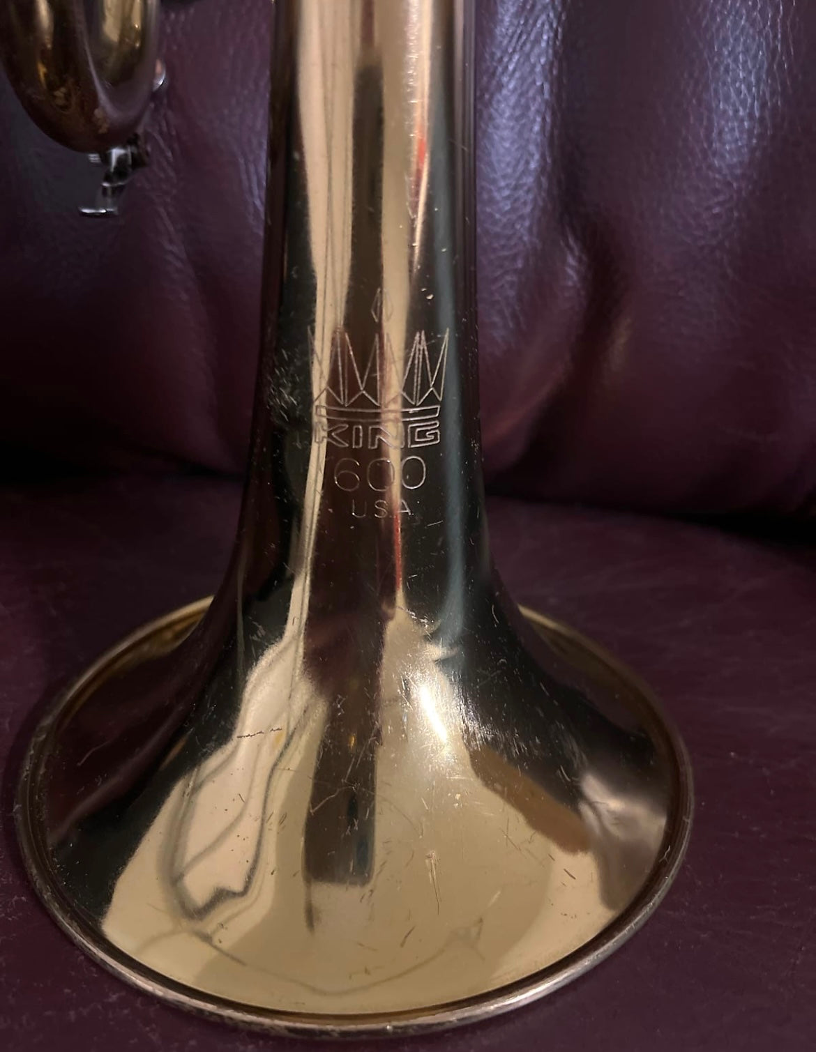 King 600 Bb Trumpet SN 6-635819