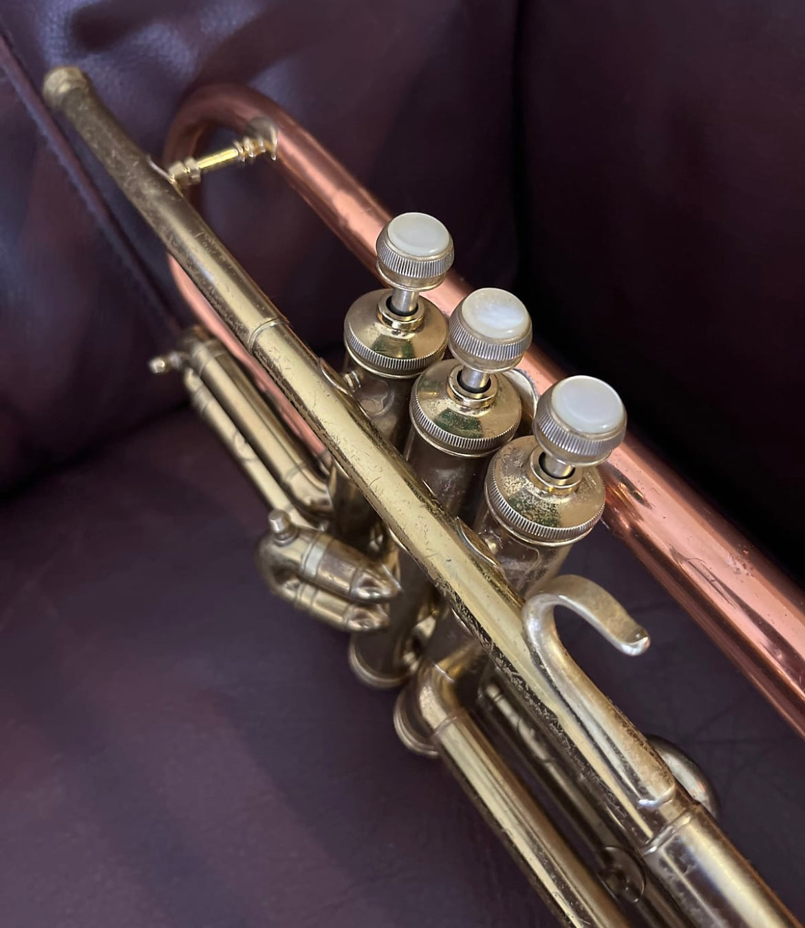 Conn 12B Bb Trumpet (1940) SN 330949 (Coprion - Copper Bell)