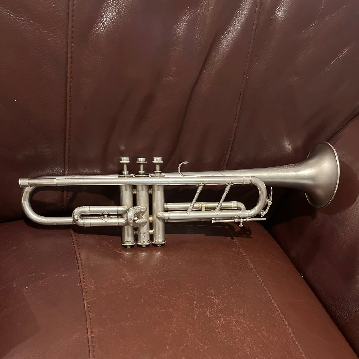 Reynolds Regent (Ohio Band Instruments) (1940s) Bb Trumpet SN 13498 (silver) (rare)