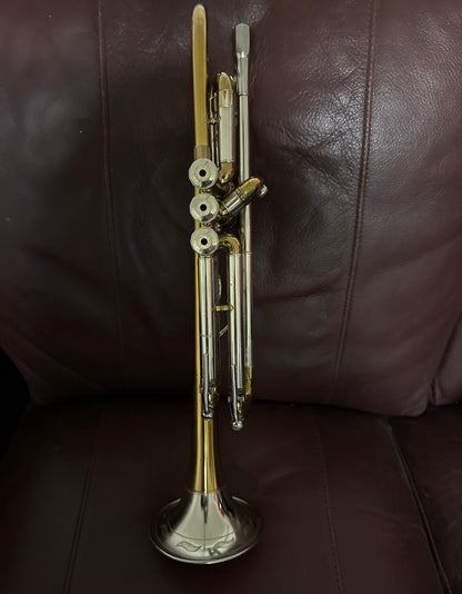 York Feathertouch (Master) Bb Trumpet (1947) SN 144032 (professional)(rare)(100% new clear lacquer)