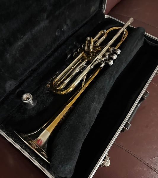 York Feathertouch (Master) Bb Trumpet (1947) SN 144032 (professional)(rare)(100% new clear lacquer)
