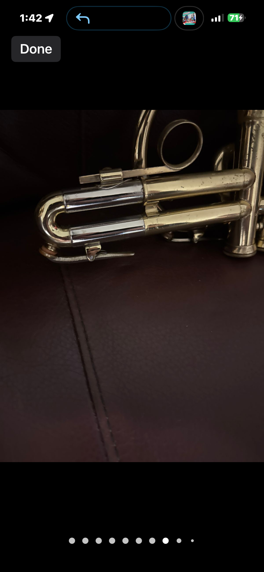 Holton Collegiate Bb cornet SN 424848