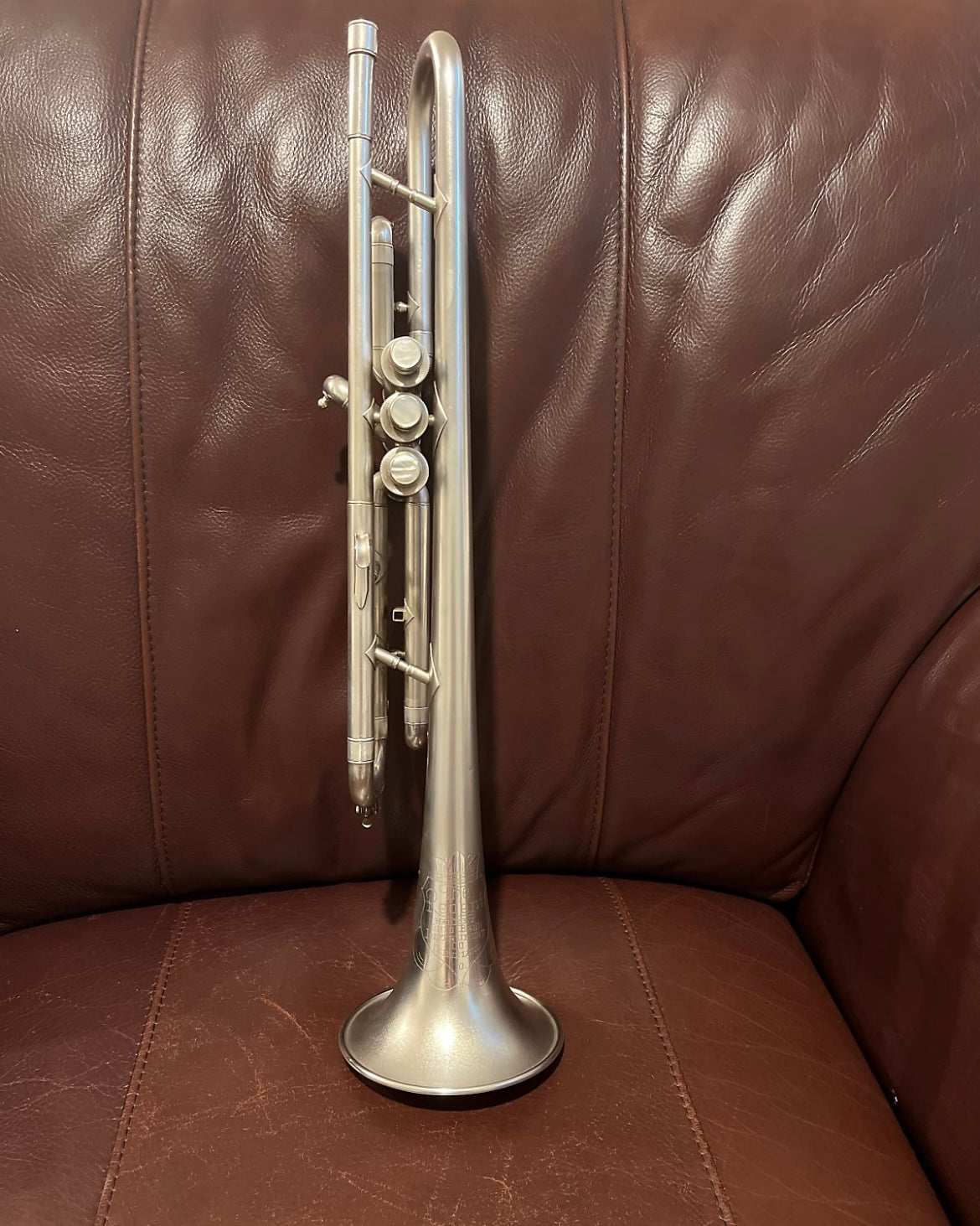 Reynolds Regent (Ohio Band Instruments) (1940s) Bb Trumpet SN 13498 (silver) (rare)